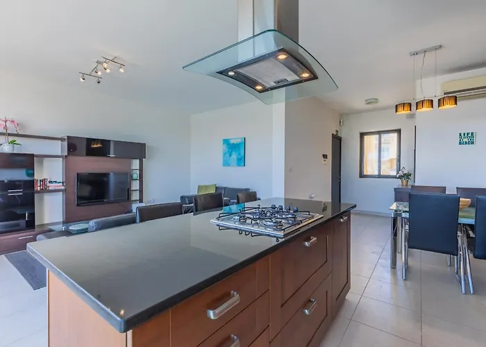 Sea View Apartment With Terrace In Central Marsaskala * Marsaskala